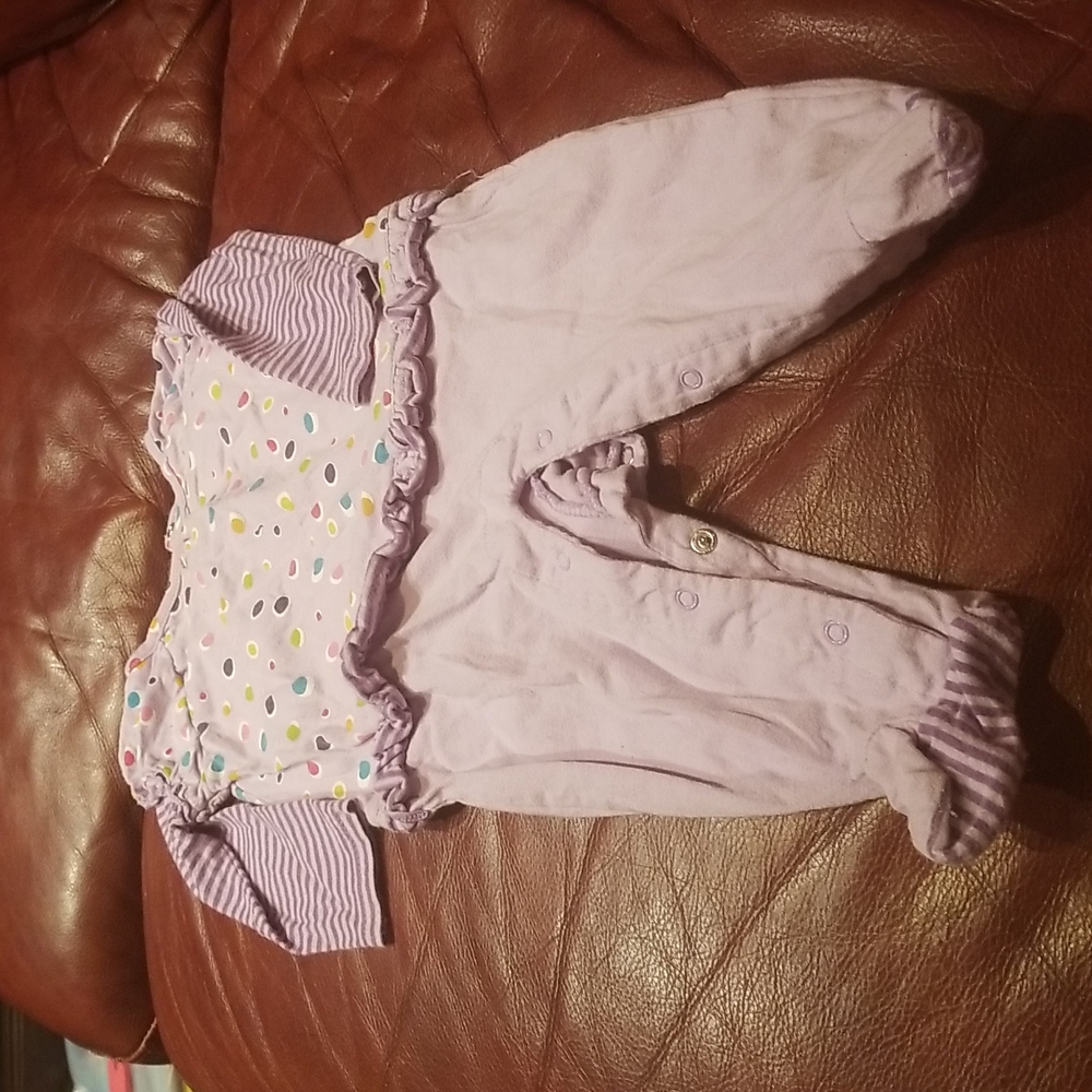 Long sleeve footies size 9 months